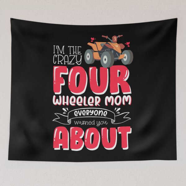 Item preview, Quad Bike 4x4 Wheeler ATV Design for Four Wheeler Mom designed and sold by pughjosep.