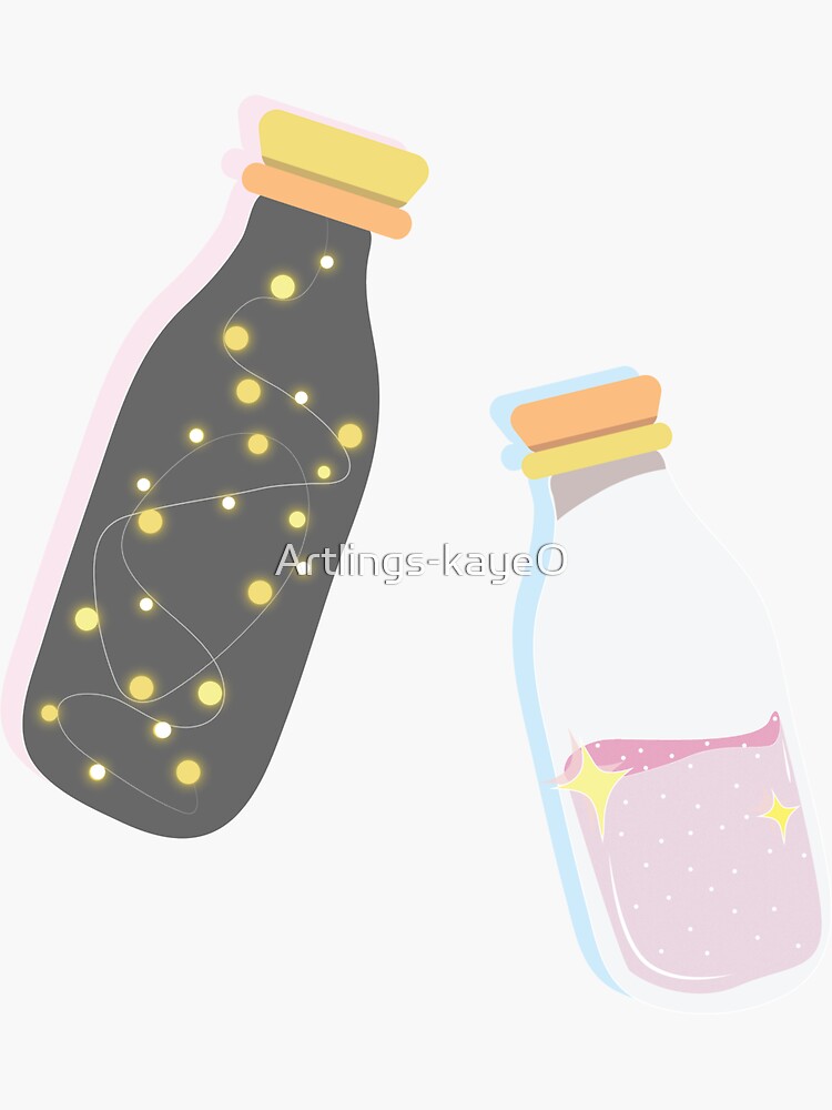 Magic Potions Bottle Sticker For Sale By Artlings Kayeo Redbubble