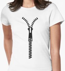 zip Women's Fitted T-Shirt