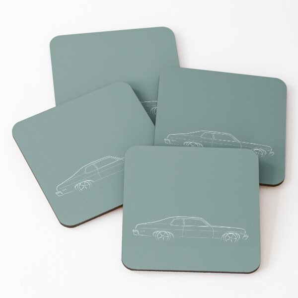 Item preview, 1973 Chevy Nova SS - profile stencil, white designed and sold by mal-photography.