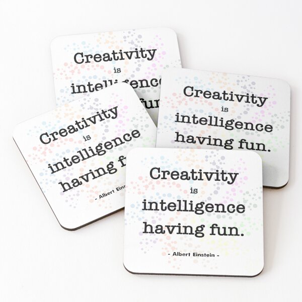 Item preview, Creativity is intelligence having fun. designed and sold by BackgroundND.