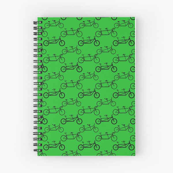Item preview, Tandem types pattern - black on green designed and sold by Tandem Celebrations.