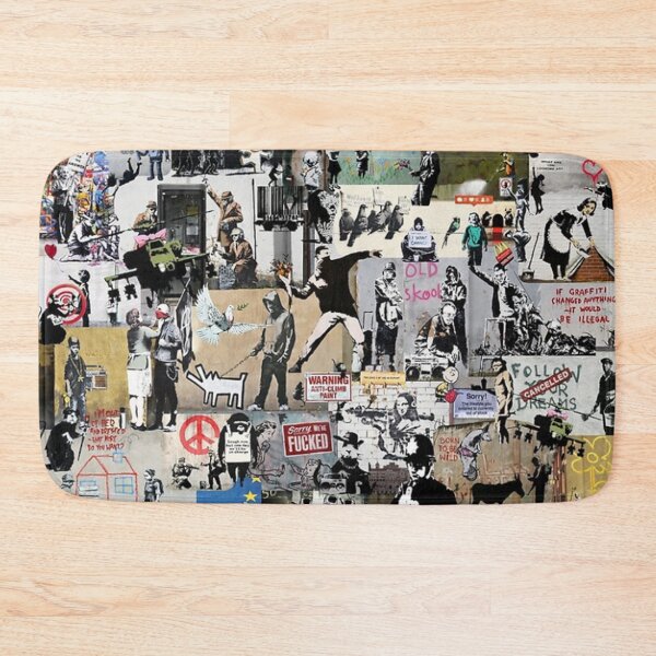 Item preview, Banksy Collage designed and sold by DeanaSmitha.