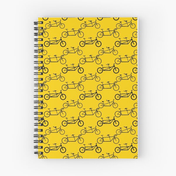 Item preview, Tandem types pattern - black on yellow  designed and sold by Tandem Celebrations.