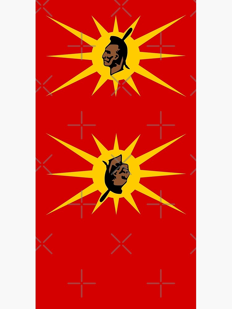 Mohawk Warrior Flag Iroquois Canada and USA yellow and red