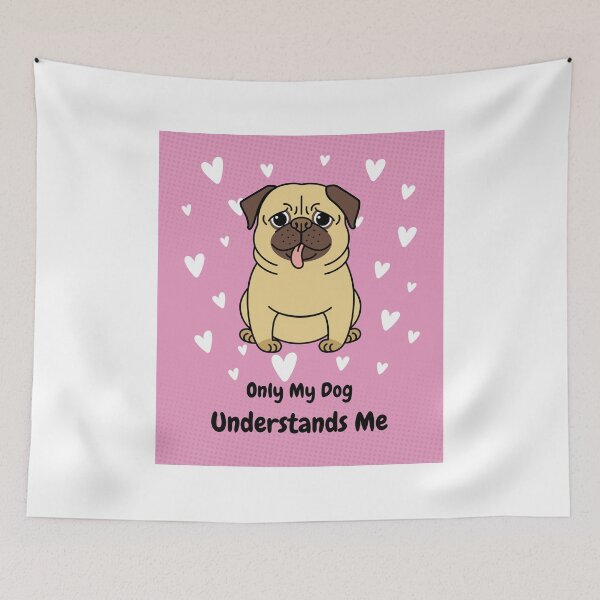 Item preview, Only My Dog Understands Me designed and sold by TeesKeeper.