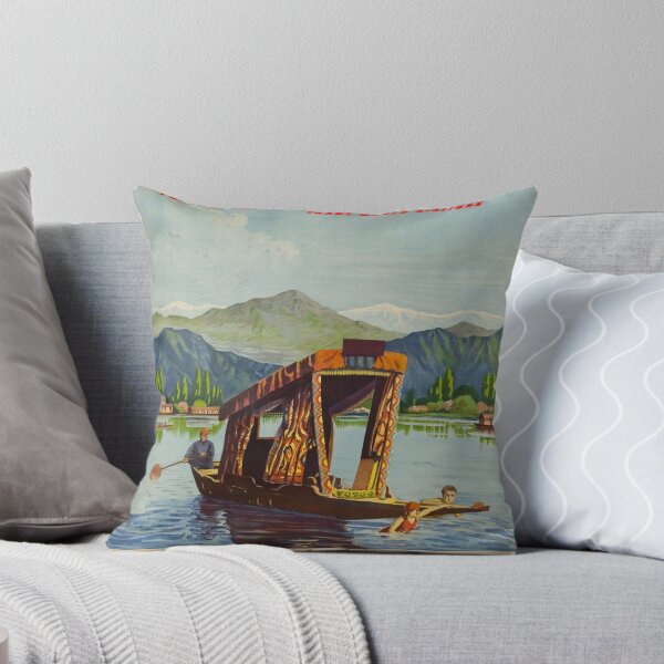 Item preview, retro classic Visit Kashmir poster designed and sold by CorasPosters.