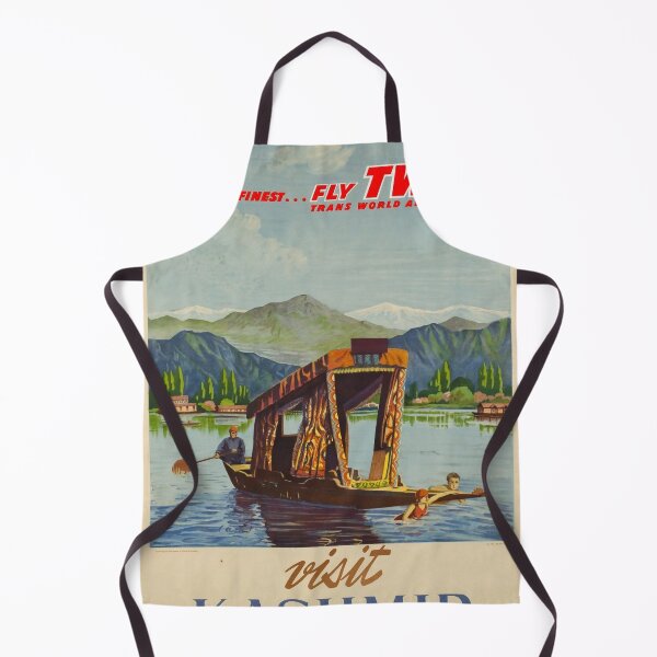 Item preview, retro classic Visit Kashmir poster designed and sold by CorasPosters.