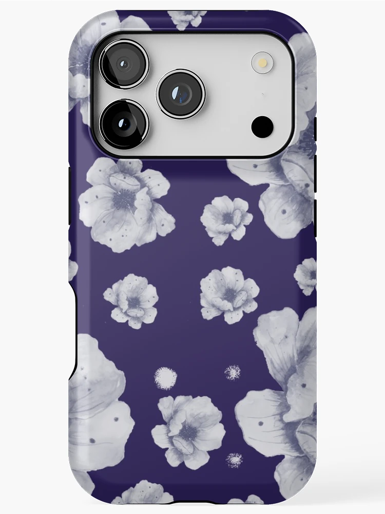 Thumbnail 1 of 4, iPhone Case, White Flower designed and sold by Rococodesigns.
