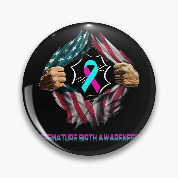 Item preview, Premature Birth Awareness American Flag designed and sold by ArangoaStore.