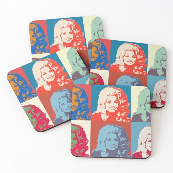 Pop Art Dolly Coasters (Set of 4)