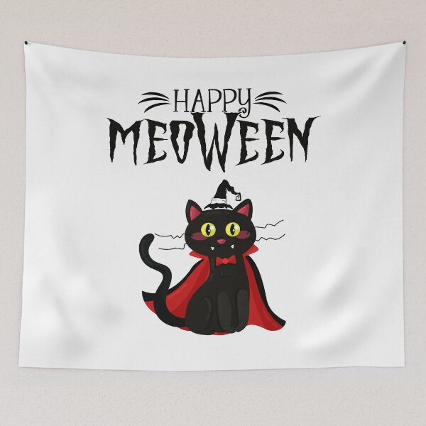 Item preview, Happy Meoween Shirt Black Cat Queen Halloween  designed and sold by nubaca2311.