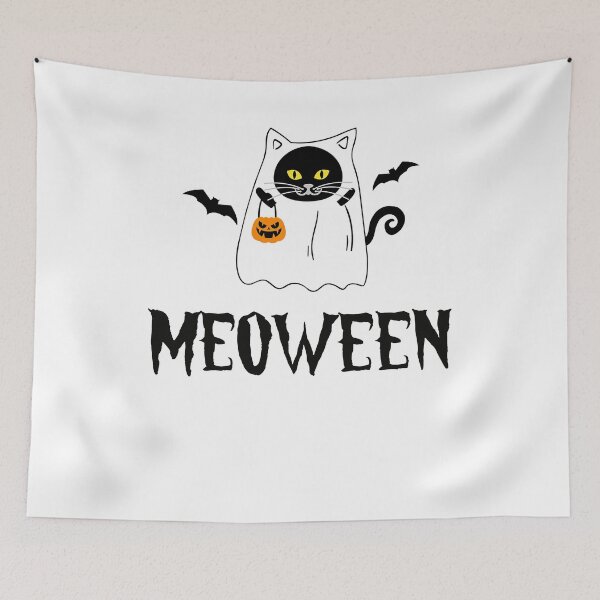 Item preview, Meoween Black Cat Halloween Gift  designed and sold by nubaca2311.