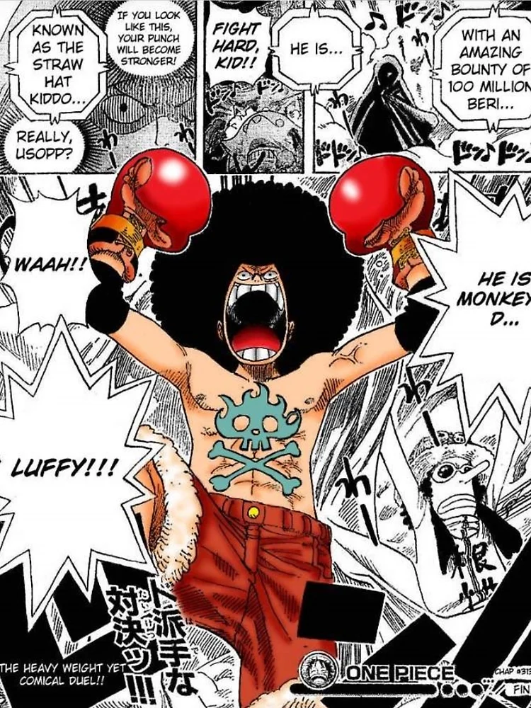 Camiseta Afro Luffy - One Piece