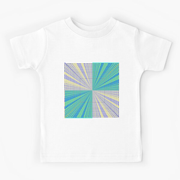 Rhombus, Squares, Op art, short for optical art, is a style of visual art that uses optical illusions Kids T-Shirt