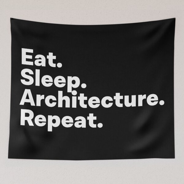 Item preview, Eat Sleep Architecture Repeat designed and sold by teesaurus.