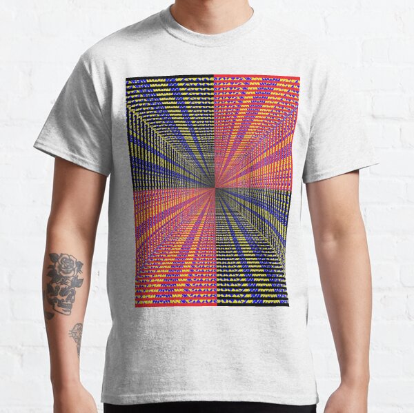 Rhombus, Squares, Op art, short for optical art, is a style of visual art that uses optical illusions Classic T-Shirt