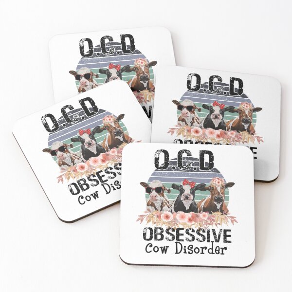 Item preview, Vintage OCD Obsessive Cow Disorder T-shirt Yes I Do Have OCD Funny Heifer Retro Shirt Gift Idea designed and sold by mlemmlem22.