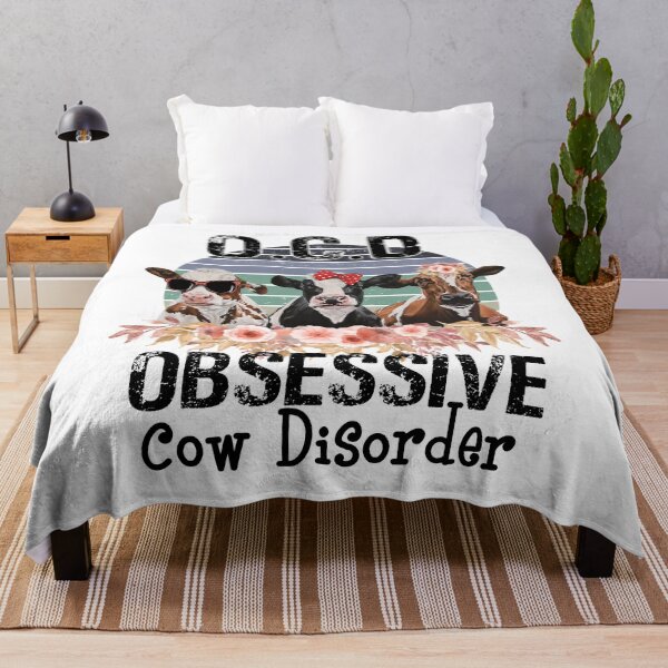 Item preview, Vintage OCD Obsessive Cow Disorder T-shirt Yes I Do Have OCD Funny Heifer Retro Shirt Gift Idea designed and sold by mlemmlem22.