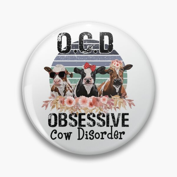 Item preview, Vintage OCD Obsessive Cow Disorder T-shirt Yes I Do Have OCD Funny Heifer Retro Shirt Gift Idea designed and sold by mlemmlem22.