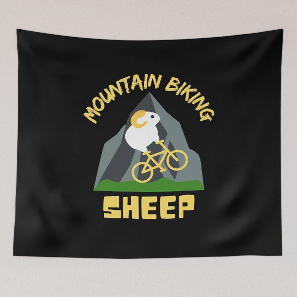 Item preview, Mountain Biking Sheep designed and sold by Joy Poddar.
