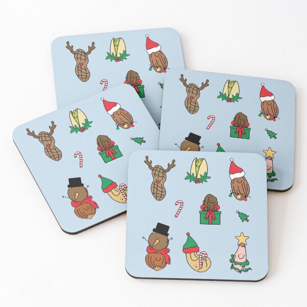 Item preview, Nutty Christmas Characters Sticker Pack designed and sold by TheBrightInk.