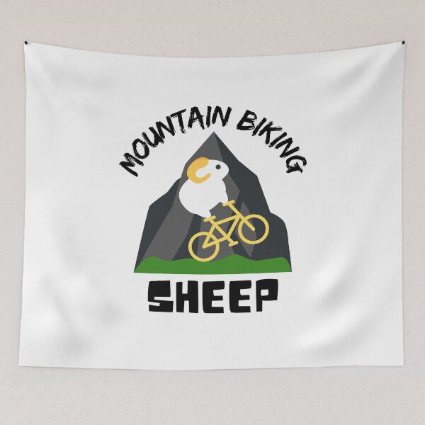 Item preview, Mountain Biking Sheep designed and sold by Joy Poddar.