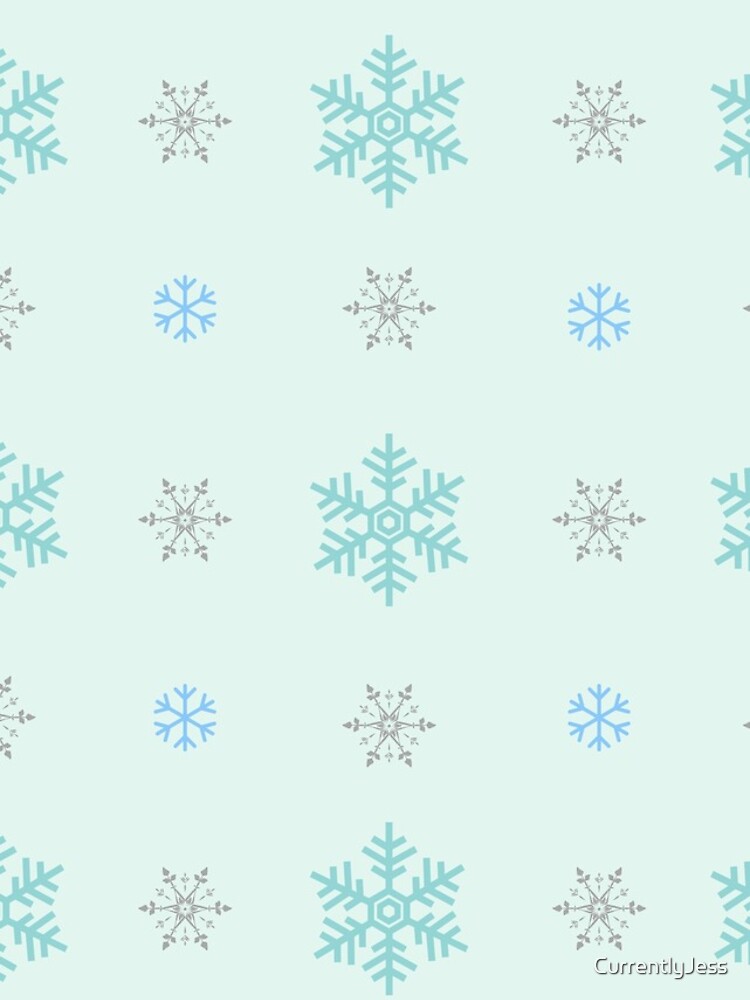 Thumbnail 4 of 4, iPhone Case, Snowflake Pattern Light designed and sold by CurrentlyJess.