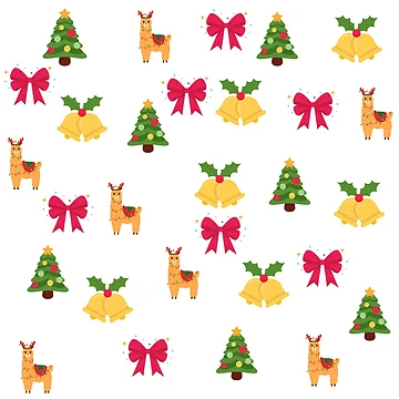 Artwork thumbnail, Beautiful christmas pattern by Raseelvm