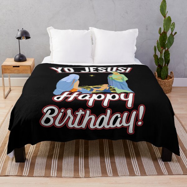 Item preview, Yo Jesus! Happy Birthday Christmas Shirt designed and sold by Gold Wings Tees.