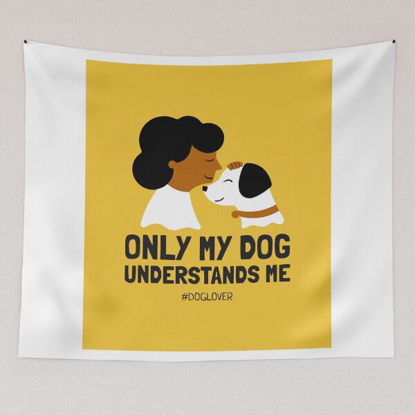 Item preview,  Only My Dog Understands Me designed and sold by TeesKeeper.