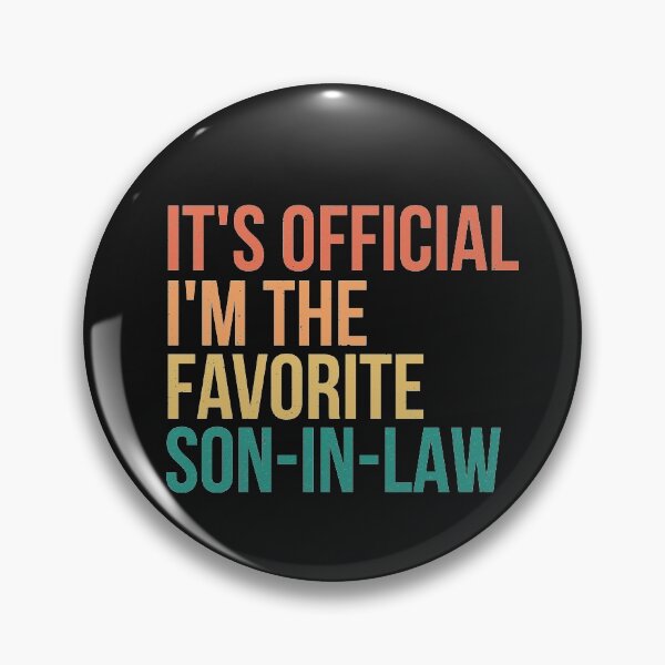 Item preview, It's Official I'm The Favorite Son In Law Wedding, Birthday Christmas Gift  designed and sold by 96design.