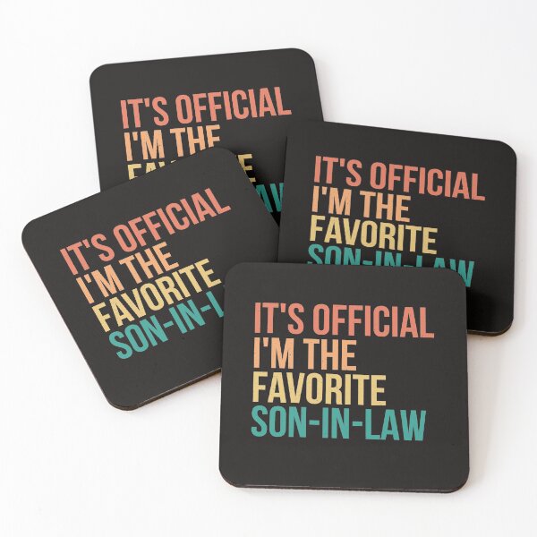 Item preview, It's Official I'm The Favorite Son In Law Wedding, Birthday Christmas Gift  designed and sold by 96design.