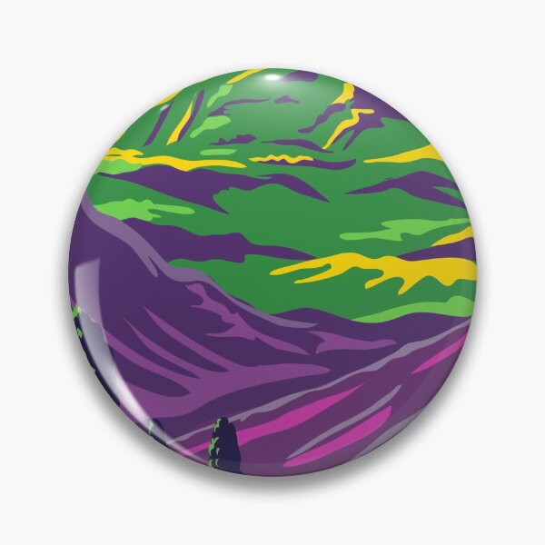 Item preview, Haleakala National Park and Haleakala Volcano in Maui Hawaii United States WPA Poster Art Color designed and sold by patrimonio.