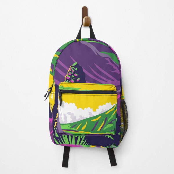 Item preview, Haleakala National Park and Haleakala Volcano in Maui Hawaii United States WPA Poster Art Color designed and sold by patrimonio.
