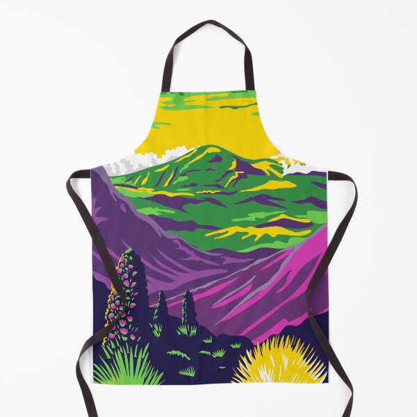Item preview, Haleakala National Park and Haleakala Volcano in Maui Hawaii United States WPA Poster Art Color designed and sold by patrimonio.