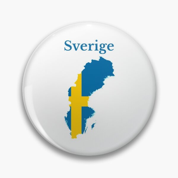 Item preview, Sweden (Sverige) Map, Swedish Gift, designed and sold by marosharaf.