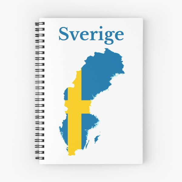 Item preview, Sweden (Sverige) Map, Swedish Gift, designed and sold by marosharaf.