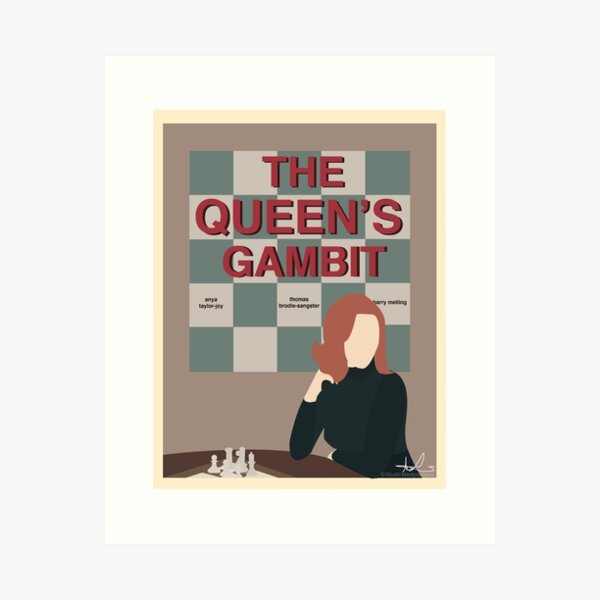 Item preview, the queens gambit designed and sold by illustratedmp.