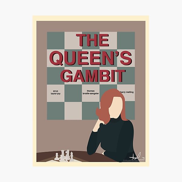 Item preview, the queens gambit designed and sold by illustratedmp.