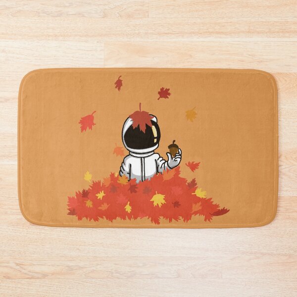 Item preview, Autumnal Spaceman Leaf Pile designed and sold by TaylorBosworth.