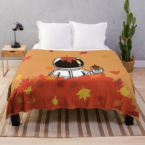 Item preview, Autumnal Spaceman Leaf Pile designed and sold by TaylorBosworth.