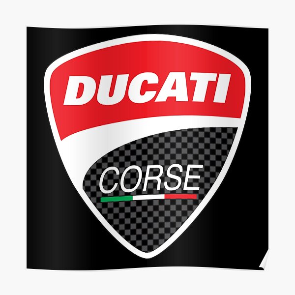 MEILLEUR VENDEUR Ducati Corse Merchandise Poster