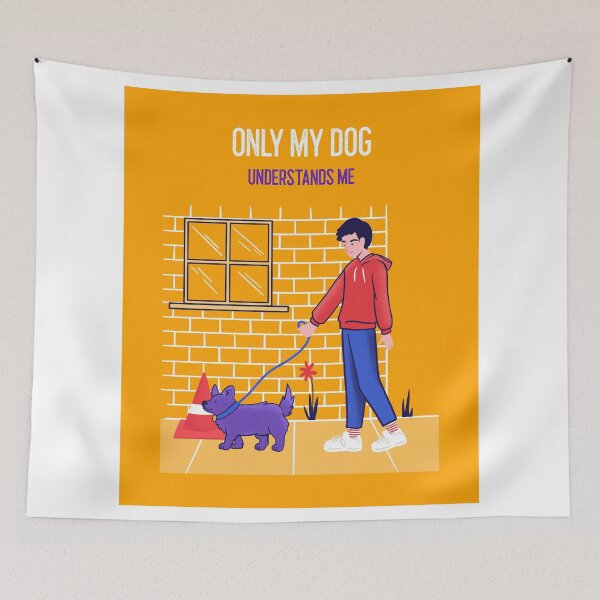 Item preview,  Only My Dog Understands Me designed and sold by TeesKeeper.