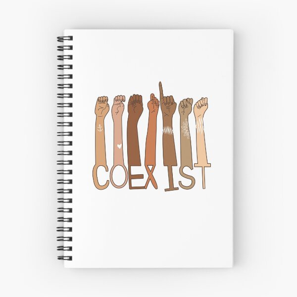 Item preview, Coexist Diversity ASL American Sign Language Design designed and sold by kawaiisplatter.