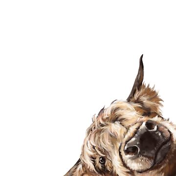 Artwork thumbnail, Sneaky Highland Cow by bignosework