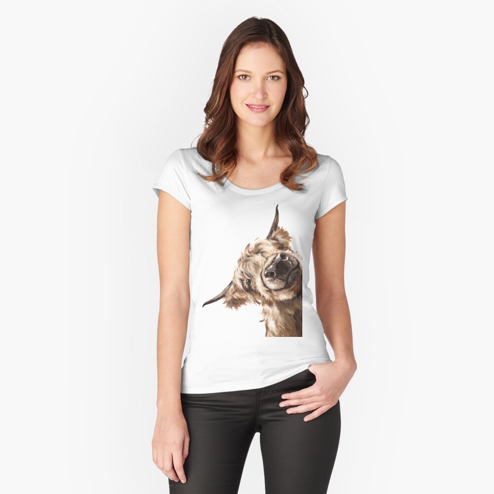 Item preview, Fitted Scoop T-Shirt designed and sold by bignosework.