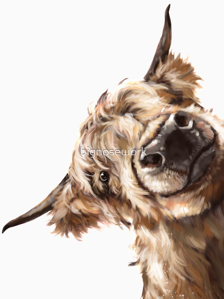 Thumbnail 7 of 7, Classic T-Shirt, Sneaky Highland Cow designed and sold by bignosework.