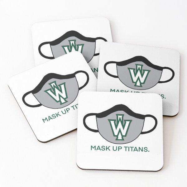 Item preview, Mask Up Titans. Sticker designed and sold by 18smitha.