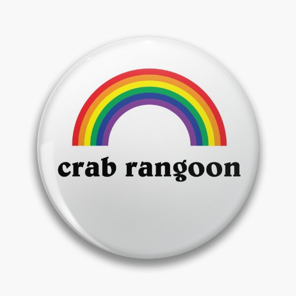 Item preview, Crab Rangoon Shirt with Rainbow Awesome designed and sold by kawaiisplatter.